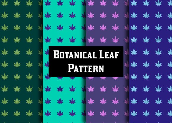 Download Simple Botanical Leaf Pattern - Leaf pattern Collection