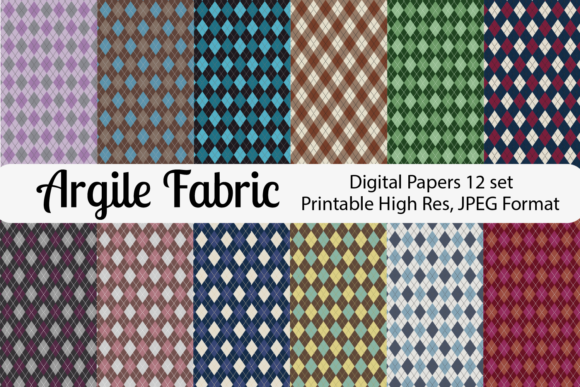 Download Argyle Fabric Digital Papers High Res - High res Collection