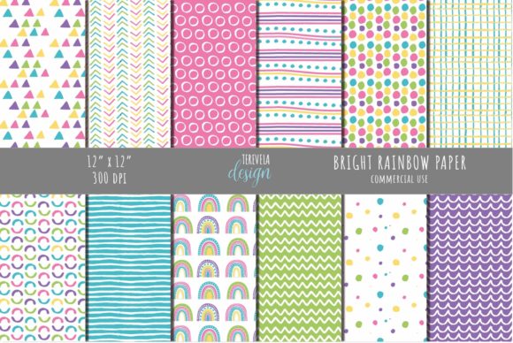 Download BRIGHT COLORS RAINBOW PATTERN - Rainbow pattern Collection