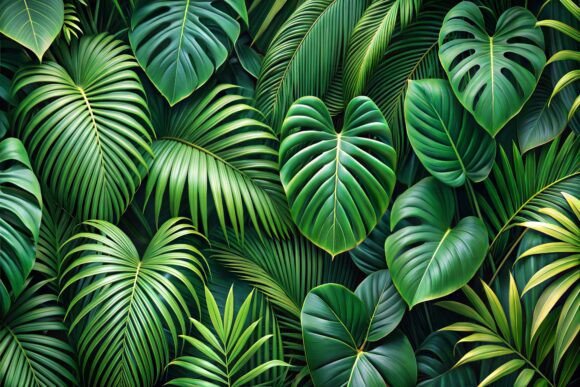 Download Tropical Jungle Leaf Pattern. - Leaf pattern Collection