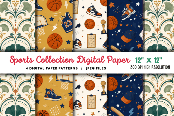 Download Sports Collection Digital Paper 1 - Collection Collection